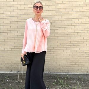 Calvin Klein new light rose blouse NWT